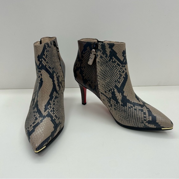 Cole Haan Grand Ambition Arietta Snake Print Booties - Picture 2 of 6